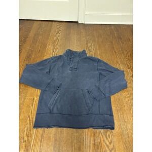 Eddie Bauer Legend Wash Quarter Button Sweater Size Small